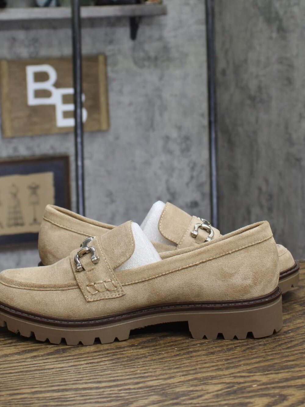 NWT Journee Collection Comfort Foam Jessamey Platform Loafers Taupe Brown 7.5M - Picture 7 of 10